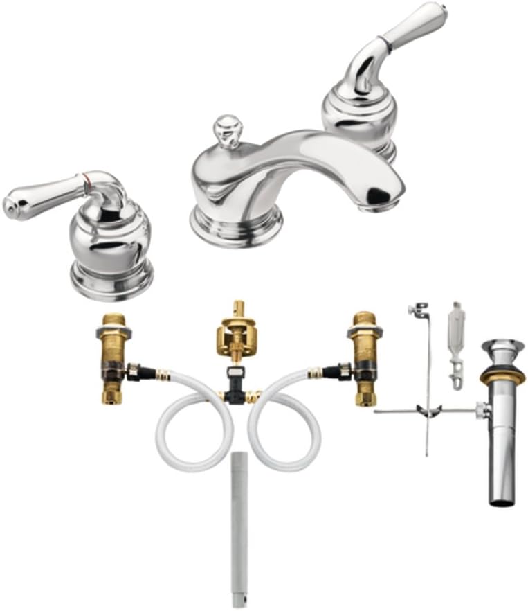 Moen T4570 9000 Monticello Two Handle Low Arc Bathroom Faucet Trim