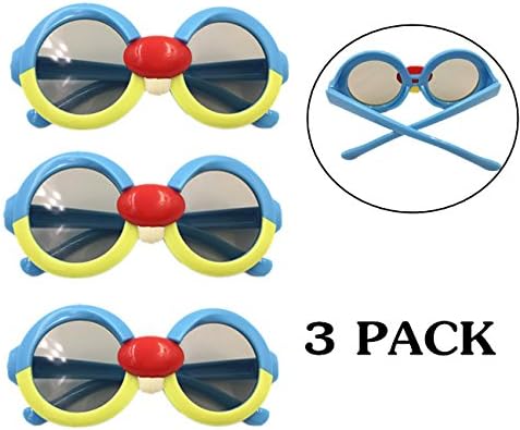 Vskey- (3 Pack) 3D Glasses for Kids, Passive Circular Polarized 3D Glasses For Passive 3D Televisions &amp; 3D RealD Movie Theaters Cinema System For Children's