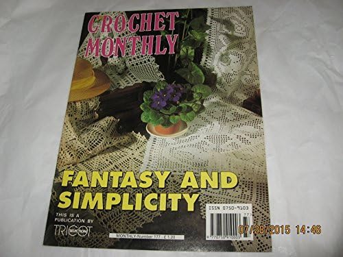 Crochet Monthly Number 177 1994 Single Issue Magazine – 1994