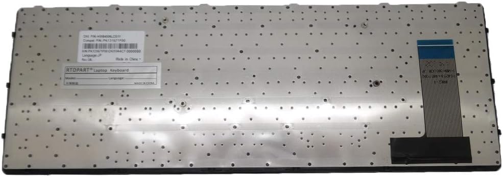 Laptop Keyboard For Nec Lavie S Ls150 Rs Pk130y32k00 Hmb4505lcl11 Vbj1 Japanese Jp Ja Black With Frame New And Original Computers Accessories Computer Components