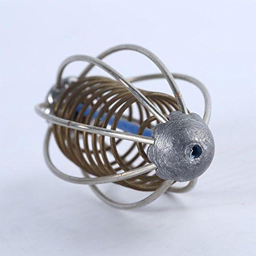Xinnyuan Fishing Rod Fish Spring Tackle with Lead Rig Useful Carp Groundbait Sinker Fishing Accessories Lure Basket Bait Cage