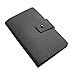 KINGFOM PU Leather Business Journal Name Card Book Holder for 300 cards with Hasp, Black (300 cell)