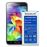 Galaxy S5 Active Battery,MAXBEAR [3300mAh] Replacement Li-Ion Battery for Samsung Galaxy S5 Active SM-G870 (at&T) & Galaxy S5 Sport SM-G860 (Sprint)| S5 Spare Battery [12 Month Warranty]