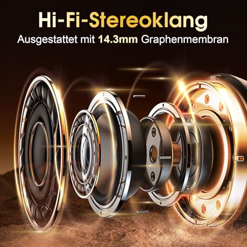 AI Headphones Translator, 3-in-1 Bluetooth 5.4 Real Time Voice Translator Headphones 164 Languages with App, 75 Hours Translator Earphones with Ear Hooks and ENC Mic, 6 Translation Modes for Business