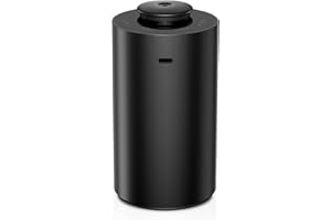 Airversa Waterless Essential Oil Diffuser for Home Aromatherapy Scent Diffusers with 3 Countdown Timer Settings or Timer-Off, 3 Mist Levels for Car Room Studio Office, ANX Premium Metal Black