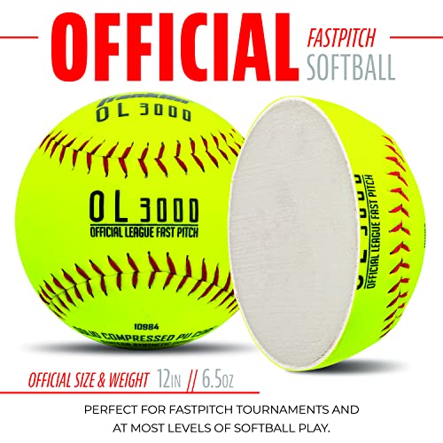 Franklin Sports Official Size Softballs 12" Softballs Fastpitch