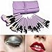HeCloud 32-Piece Set Professional Cosmetic Blending Makeup Brushes Set with Bag (Purple)