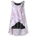 NREALY Women Summer Beach Flowers Vest Top Sleeveless Blouse Casual Tank Loose T-Shirt