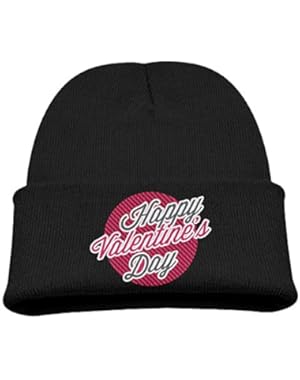 Happy Valentine's Day Boy Warm Hat Lovely Cotton Cap Beanies