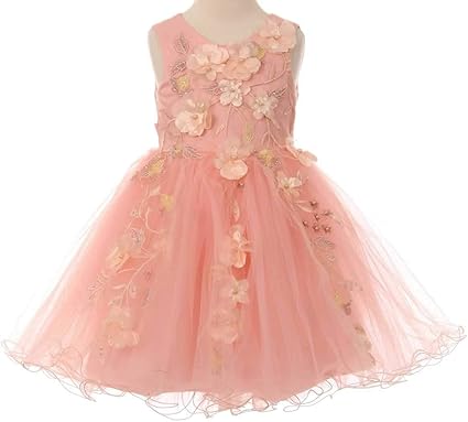 blush flower girl dresses amazon