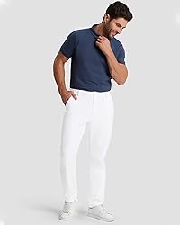 SNOWTEN Mens Golf Pants Classic Fit Stretch Work