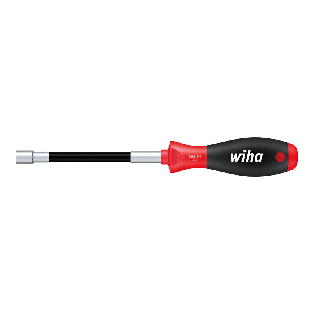 Wiha SoftFinish 341SF Hexagonal Socket Spanner Screwdriver with Flexible Shaft, 372050 0 wattsW, 0 voltsV, 5 mm x 150 mm