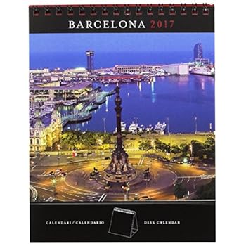 Calendari 2017 Barcelona sobretaula