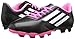 adidas Performance Conquisto Firm-Ground J Soccer Cleat ,Black/White/Solar Pink,3 M US Little Kid