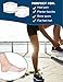 Gel Arch Support- Soft Gel Plantar Fasciitis Sleeves for Flat Foot Pain Relief for Men and Women by ToeGlow (Small (M 5-8.5/W 6-9.5))