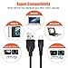High Speed USB Data Sync Power Charger Charging Cord Cable for GoPro Hero 5 Session Black HD Camera (Black)