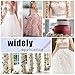 XINFANGXIU Rhinestone Applique Belt Beaded Sew Iron on Crystal Trim for Wedding Dress Sash Bridal - Silver