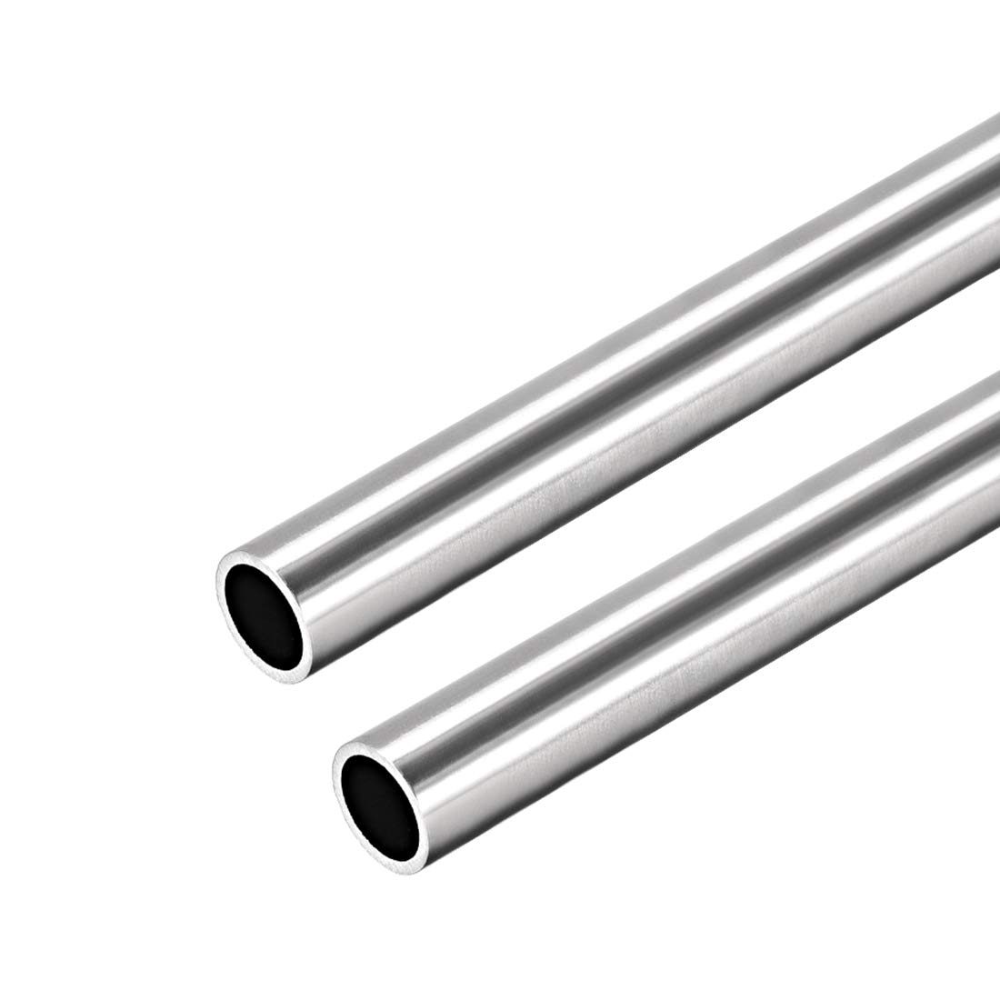 uxcell 304 Stainless Steel Round Tubing 10mm OD 1mm Wall Thickness 250mm Length Seamless Straight Pipe Tube 2 Pcs