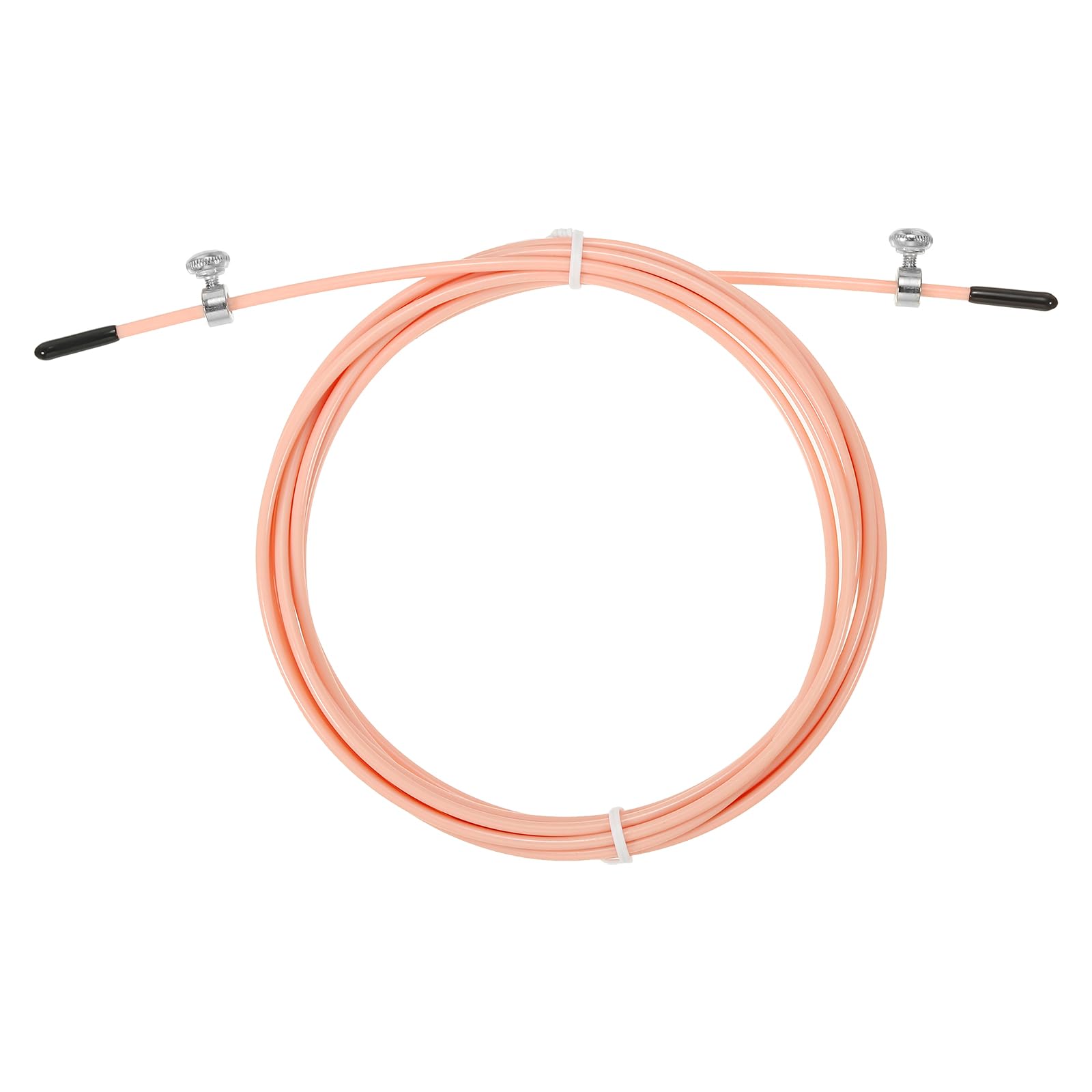 PATIKIL 10Ft Speed Jump Rope Replacement Cable, 2.5mm Professional Skipping Rope Steel Wire Replace for Rope Skipping Training, Orange