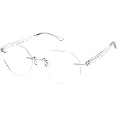 Scojo New York Gels Heptagon Reading Glasses - Scratch-Resistant, Stylish Readers for Men & Women