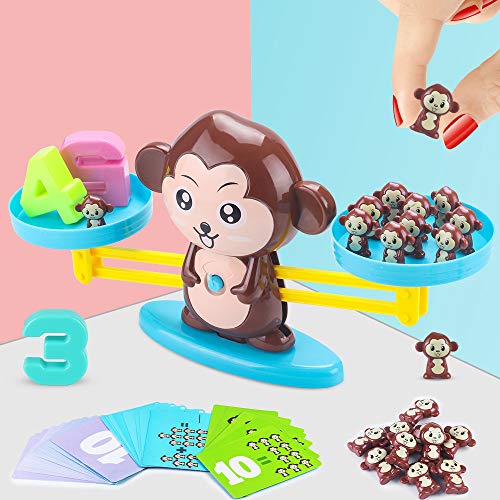 CENOVE Educational Toys Monkey Balance Math Game for Girls & Boys Children's Gift Stem Toys Learning for Ages 3+ - Thumbnail 5