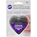 Wilton 6-Piece Nesting Fondant Double Sided Cut Out Cutters, Hearts,Silver