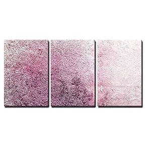 Pink Textured Wallpaper x3 Panels