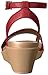 crocs Women's Leighann Anklestrap Lthr Wedge Sandal, Garnet, 8 M US