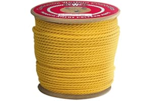 MILLER SUPPLY INC PolyPRO Yellow Rope - 3 Strand - 3/8" x 600', 2430 lbs Tensile (1 Spool) - CWC-300075