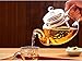 Beylor Clear Glass Teapot Heat Resistant Teapots 1000 ml /33 oz with Infuser for Tea Leaf Loose Tea (1000ml)