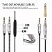 SIVGA SV005 Hi-Fi Studio Over Ear Headphones Comfortable Protein Earpads Wood Earphones with Airplane Adapter + Stereo Audio Headphone Jack Adapter
