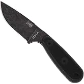 ESEE Knives Izula-B-BO w/Handle, Molded Polymer Sheath, and Clip Plate (Black G10)
