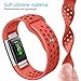 Humenn Fitbit Charge 2 HR Replacement Band, #02 Tangerine, Large