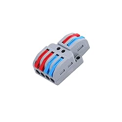 NineLeaf 10PCS Wire Connectors, 2 in 4 Out Lever