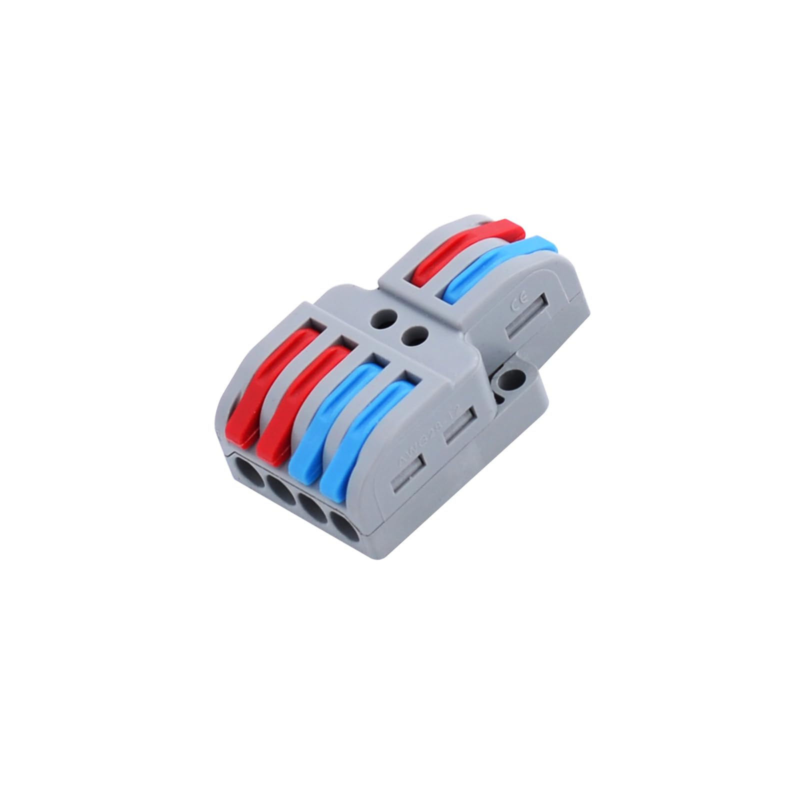 NineLeaf 10PCS Wire Connectors, 2 in 4 Out Lever