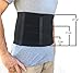 Alpha Medical Abdominal Binder Support Wrap/Surgical Binder/Hernia Support/Abdominal Hernia Reduction Device (Standard Length; Black; 10