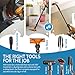 Rollibot Puro 200 Cordless Stick Vacuum Cleaner Ultra Lightweight Bagless Sweeper Pet Hair Electric Broom with Motorized Brush Head 22.2V/120W High-Power Cyclone Suction Rechargeable Battery