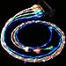 Flowing LED Glow in The Dark Light Up Visible Charging Cable Micro USB Compatible with Samsung Galaxy S3 S4 S5 Note HTC (Green)