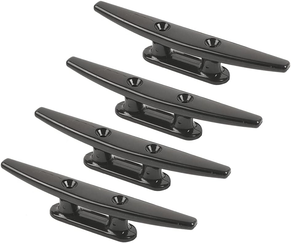 Thorn Marine Boat Nylon Cleat 6-1/2" Black Cleat Pack of 4 PCS : Sports & Outdoors