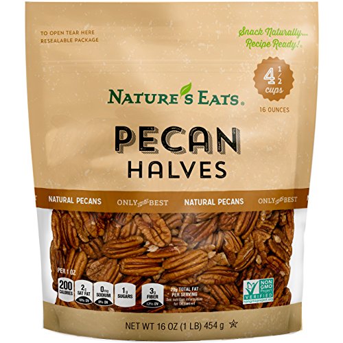 Nature s Eats Halves Pecan 16 Ounce Pack of 1