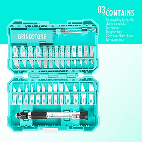 FantastiCAR 29pcs Craft Knife Precision Cutter Hobby Knife Blades Set