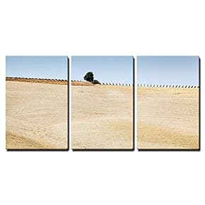 Tuscan Country Near Montalcino Tuscany Italy x3 Panels