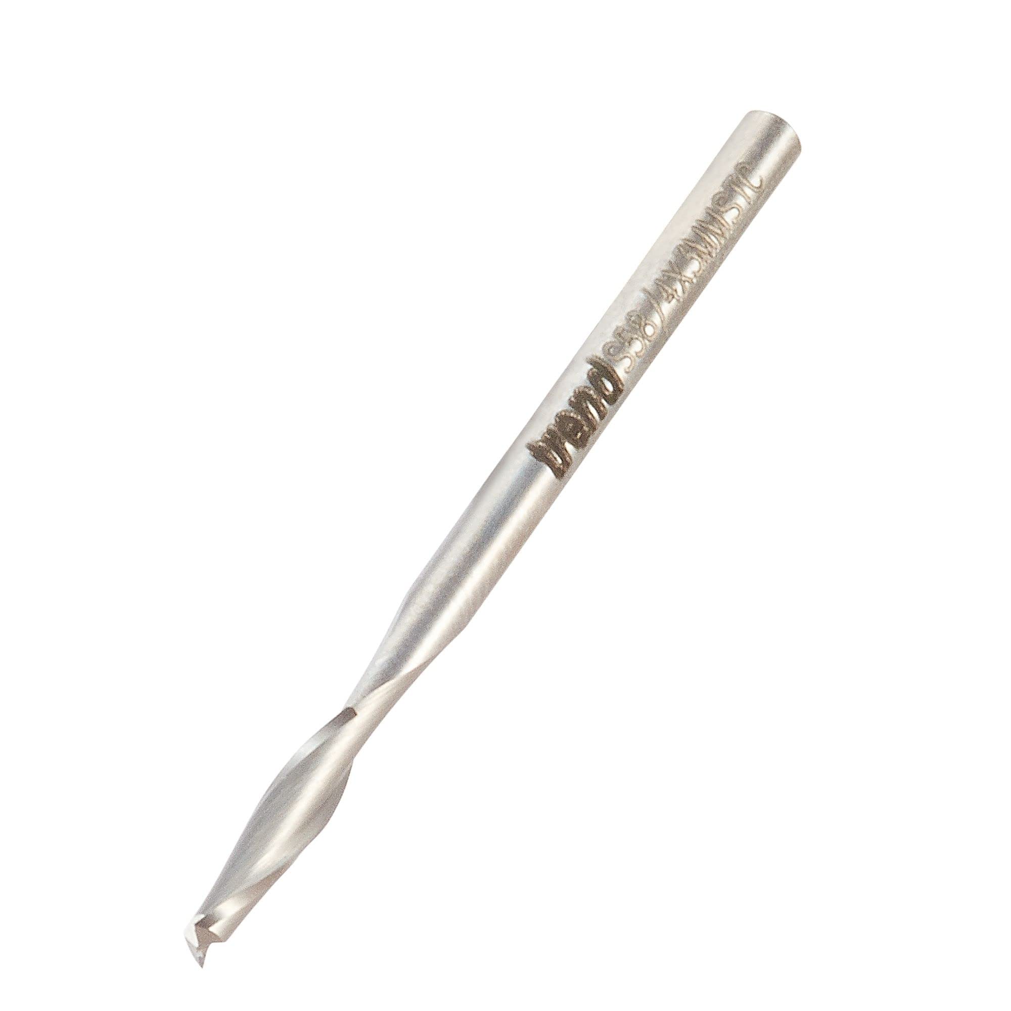 Trend Professional Mini Spiral Up-Cut Cutter, 3mm Shank, 3mm Cut Diameter & 12mm Cut Length, Solid Tungsten Carbide, S58/4X3MMSTC