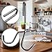 ESFUN 12 Pack Heavy Duty S Hooks, Black Pot Rack Holder Hanger Hooks Wire Shelf Hooks for Hanging Kitchen Utensils, Pots, Pans, Clothes, Towels, Plants with 90 Degree Twist Angled