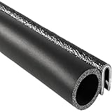 Trim-Lok Trim Seal with Side Bulb – PVC Plastic Trim with EPDM Rubber Bulb Seal – Fits 3/32” Edge, 3/4” Bulb Seal Diameter, 250’ Length