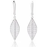 Gold Drop Earrings for Women Delicate Long Hanging Style 14K Gold Plating Fashion Earring Anti-Allergy Pendant Silver Earrings for Ladies