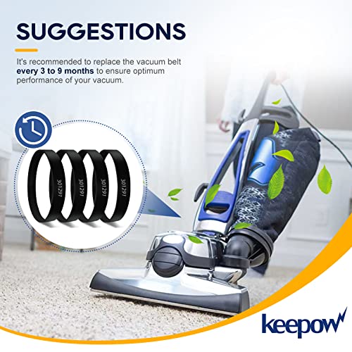 KEEPOW Vacuum Belt for Kirby, Sentria Vacuum Belt Replacement, 4 Pack
