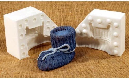 Silicone Rubber Molds. Baby Shoe