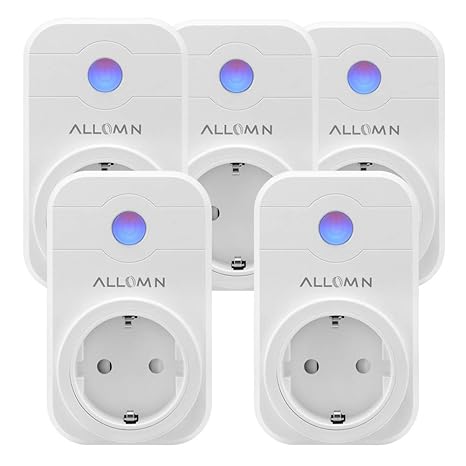 Smart Steckdose WLAN Kabellos Kompatibel mit AMAZON Alexa (Echo, Echo Dot) Stimme/Fernbedienung/Timer APP Steuerung Steckdose