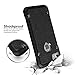 iPhone 8 Case,iPhone 7 Case,Premium Armor TPU Frame Shockproof Protective Case Scratch Resistant Fit Thin and Slim PC Hard Panel for Apple iPhone 7/iPhone 8 - Black